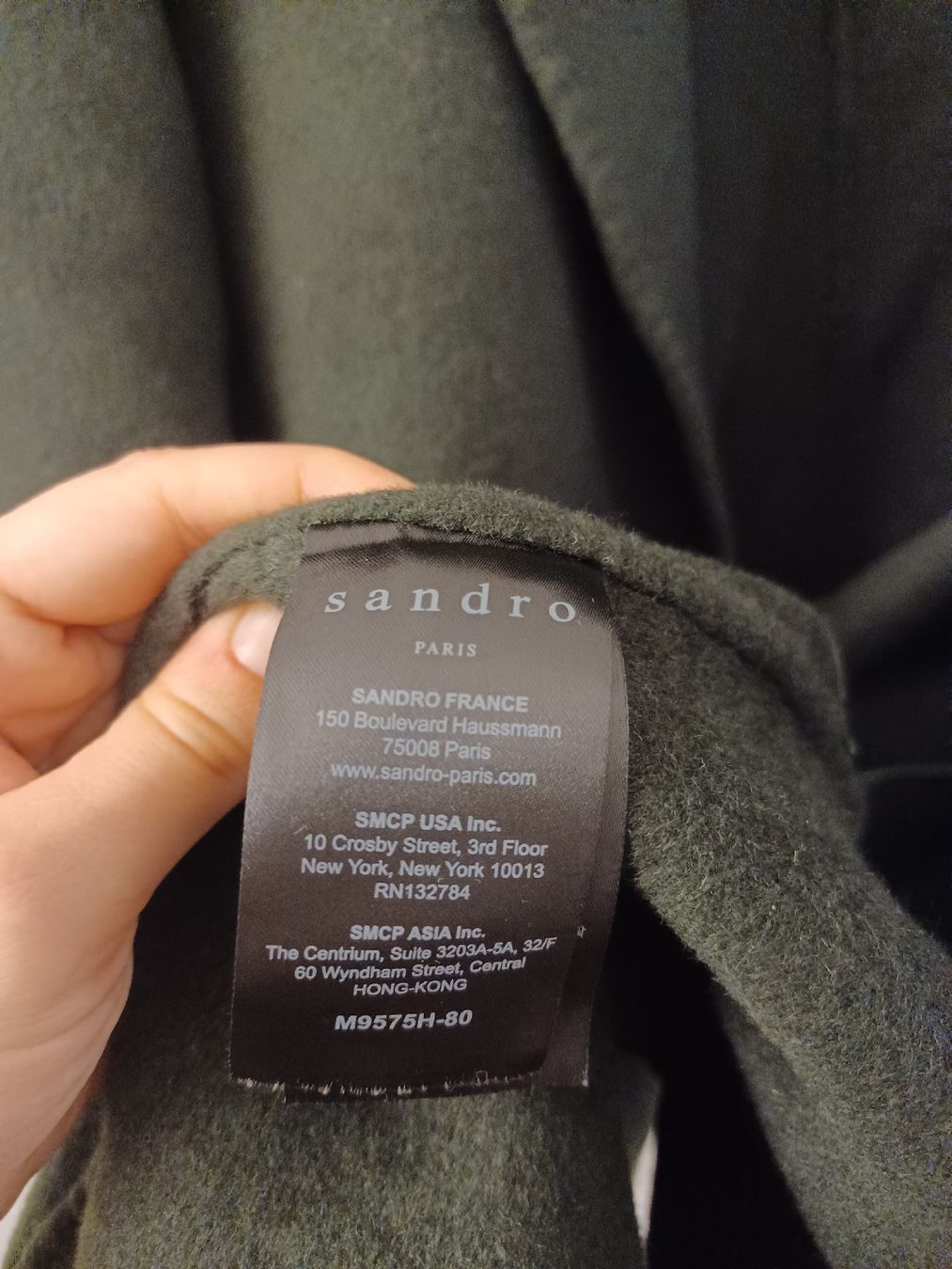Sandro Cappotti: Sandro Paris Mantel olive – Usato da Bern venduto da Leali_71 1