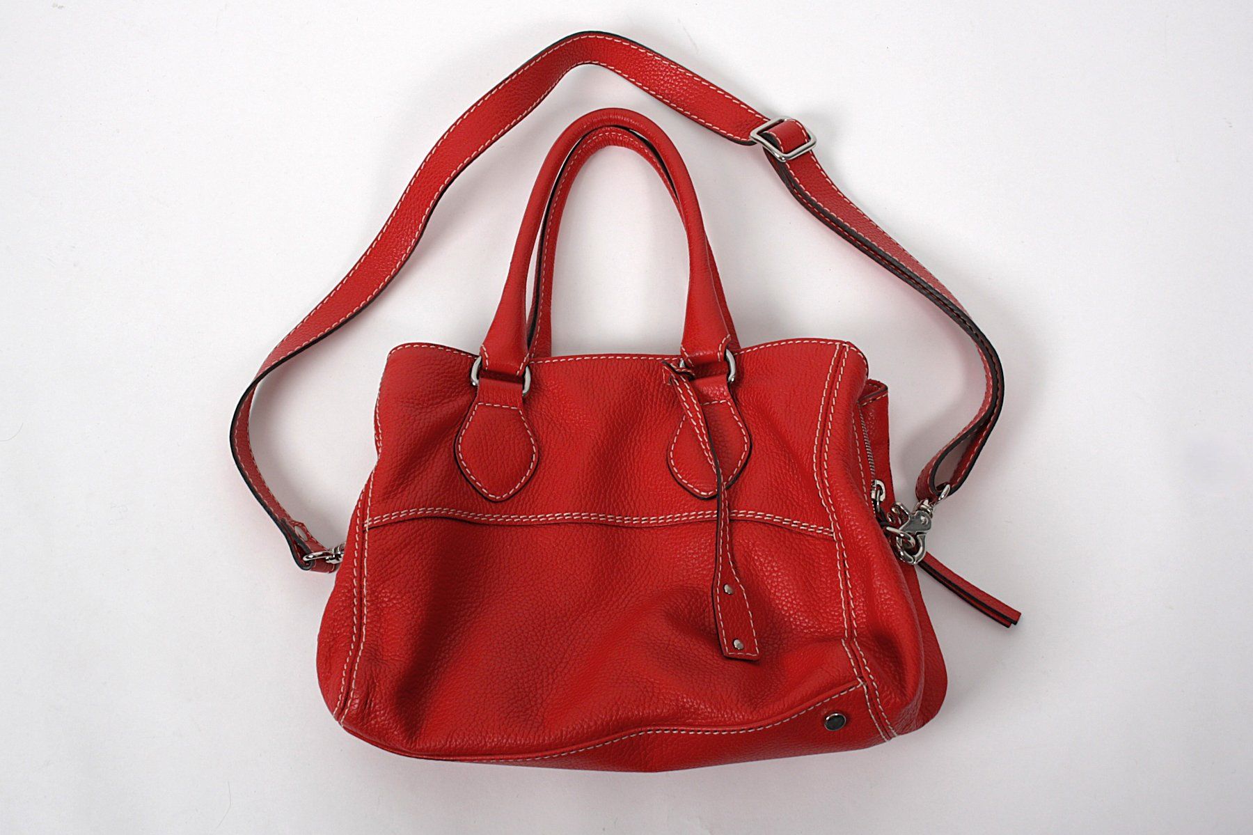 Abro Borse da donna: Leder Handtasche in Rot – Usato da Zollikofen venduto da Restwert_Zollikofen