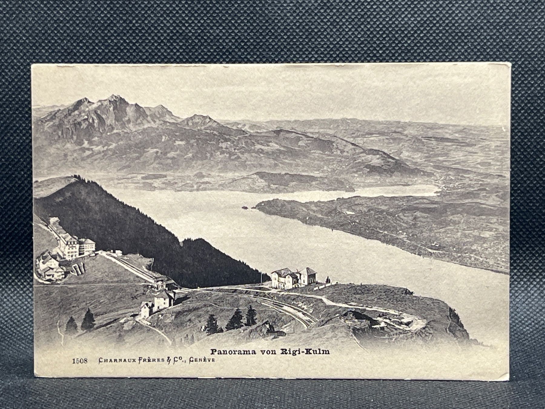 Cartoline postali: Panorama von Rigi-Kulm – Usato da Widnau venduto da Brusi9