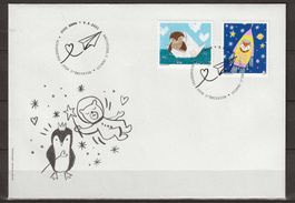 F1838 - FDC  Messagers Annimaux