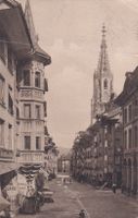 Alt Bern  Kesslergasse mit Münster  1911