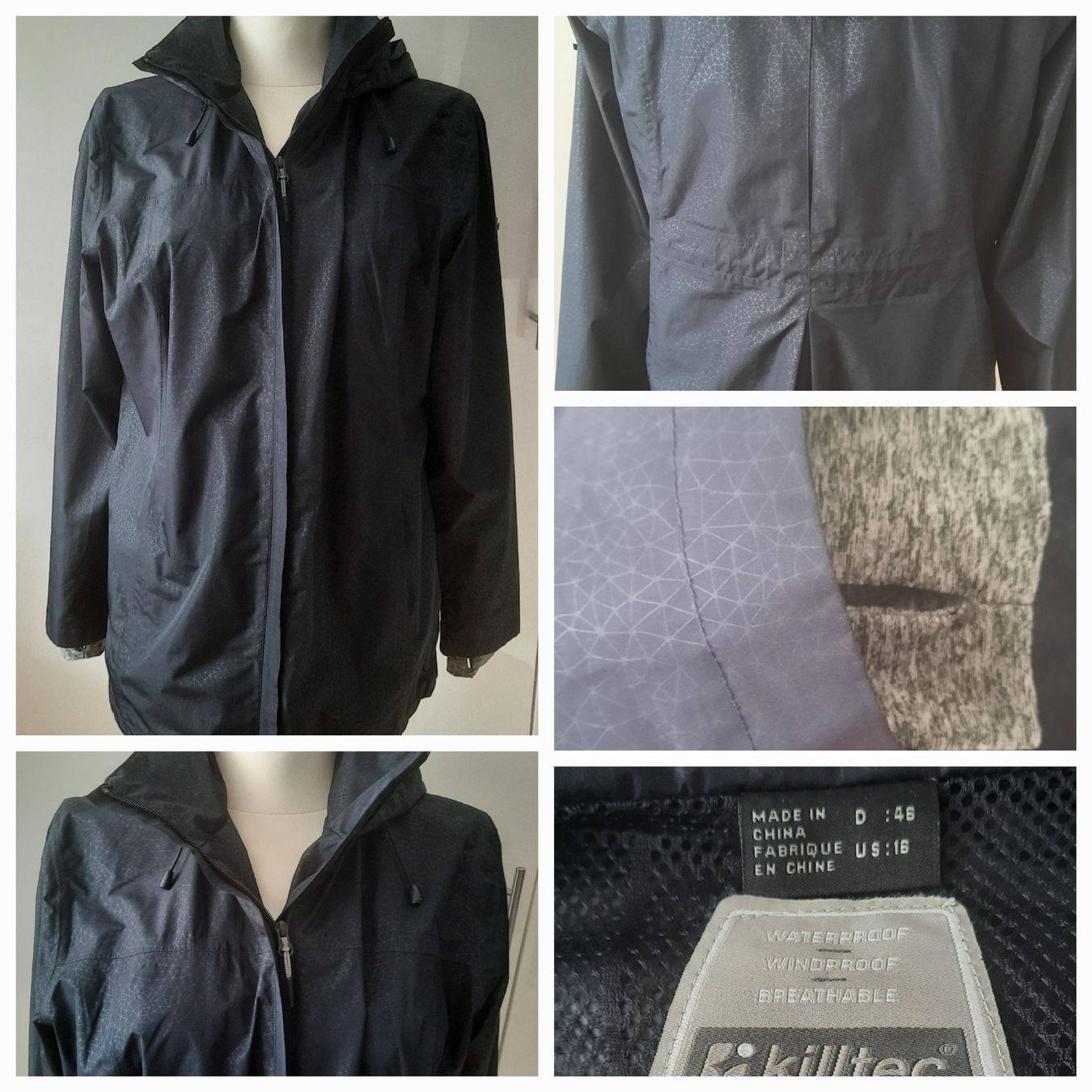 Killtec Giacche: ***KILLTEC*** Regenjacke schwarz Gr 46 – Nuovo (secondo la descrizione) da Wädenswil venduto da H2H_Secondhandshop
