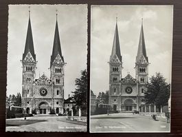 OLTEN 2 Ansichtskarten Kirche St. Martin / St. Martinskirche