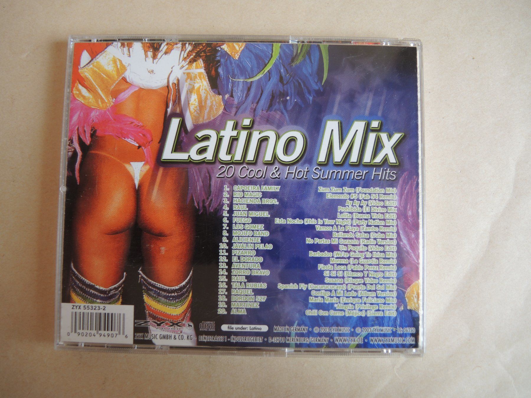 CD: Latino Mix CD - 20 Sommer Hits – Usato da Rorschach venduto da maeck8 2