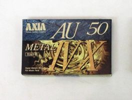 AXIA AU-IV-X 50 seltene METAL Audio-Kassette Originalzustand