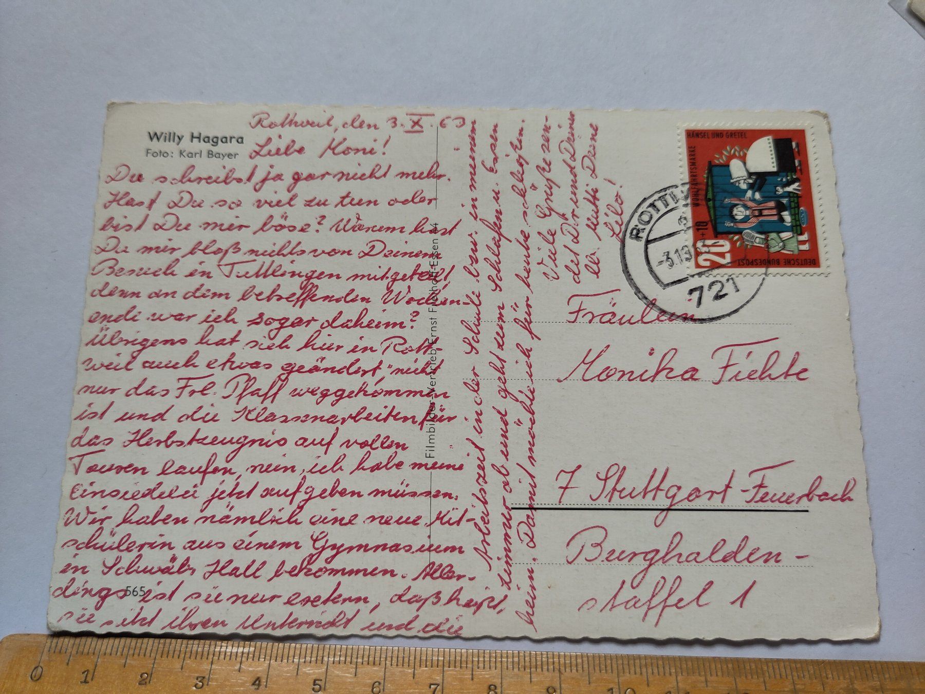Autografi: Willy Hagara, deutscher Schlagersänger – Usato da Schaffhausen venduto da RolfMeister 1
