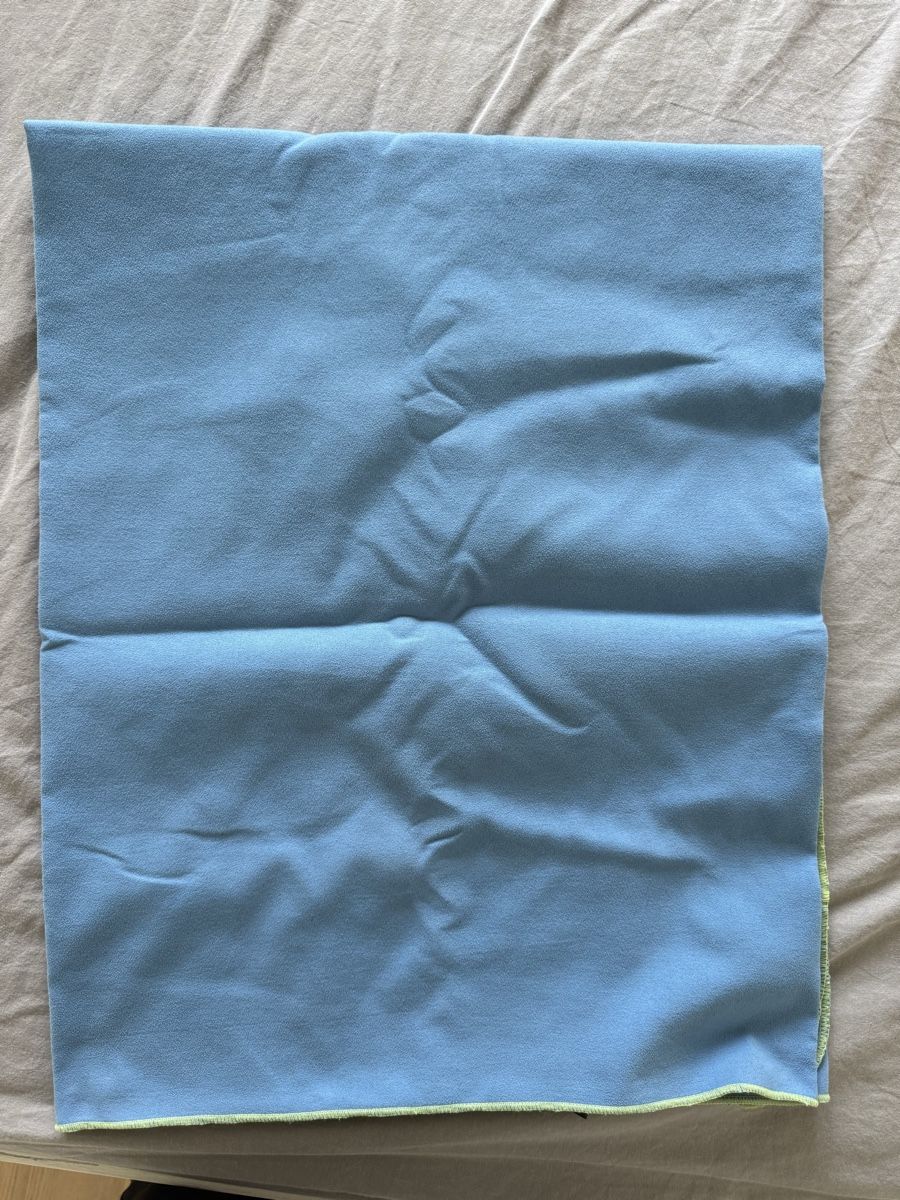 Teli da bagno: Soft Towel - Light Blue with Green Border Edge – Usato da Thalwil venduto da zhe_69pd