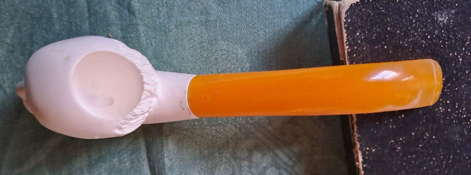 Tabakpfeifen & Zubehör: Meerschaumpfeife mit geschnitztem Kopf – Gebraucht aus Trogen von Limboo 4