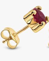 Ohrstecker Gold 375 9 Kt Rubin