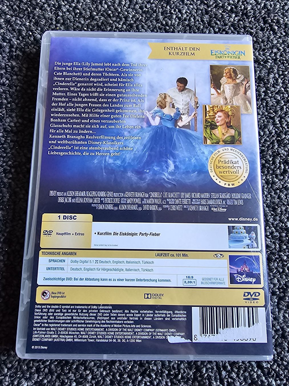 Tutti i DVDs: Cinderella DVD (19741) – Usato da Ruswil venduto da jan_bxl5 1