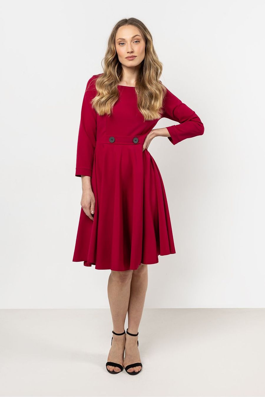 Vestiti: Elegantes, weinrotes Kleid, NEU, Grösse M – Nuovo e nell'imballaggio originale da Romanshorn venduto da mar_q9wf 1