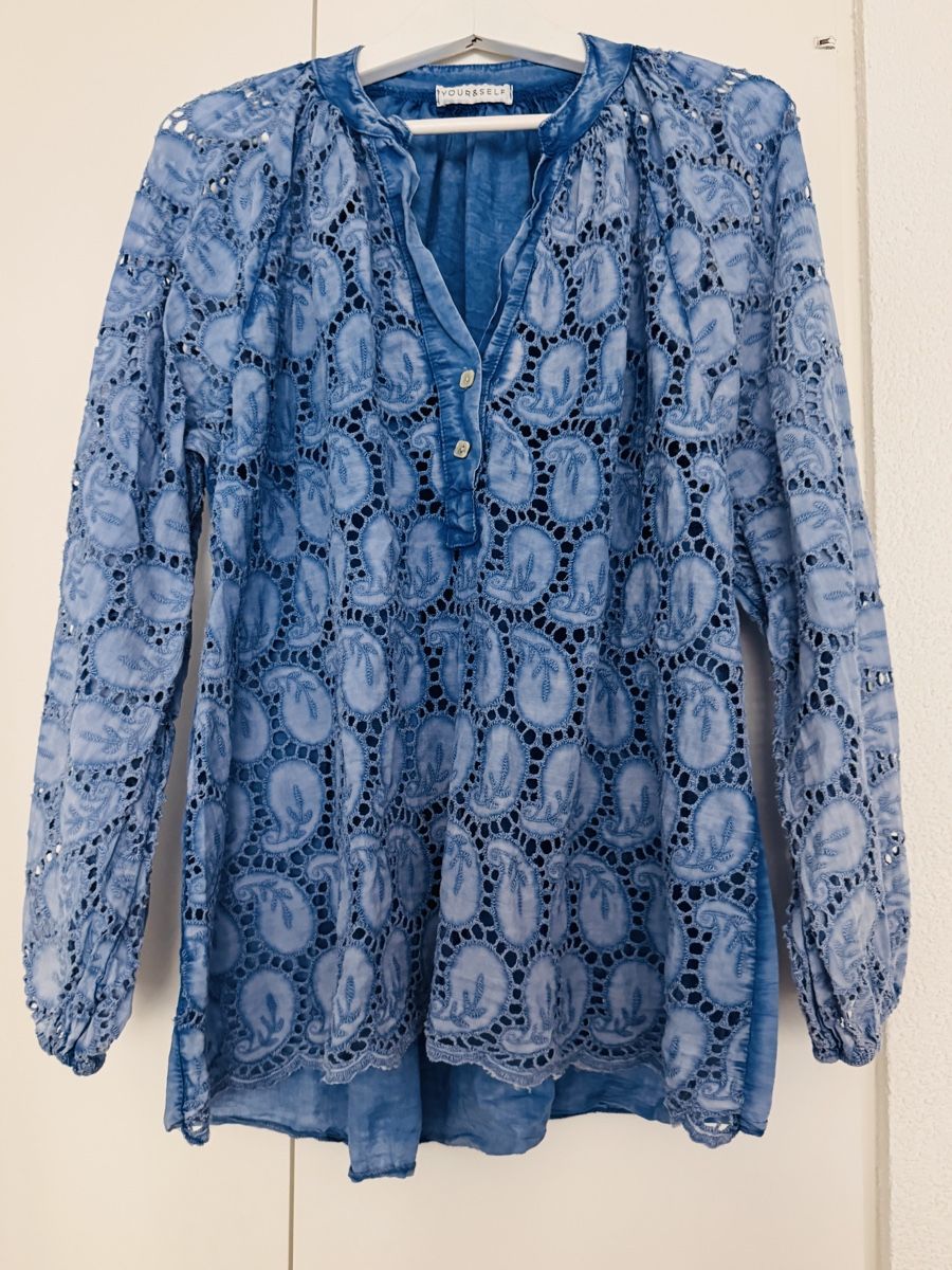 Camicette: Sommerbluse, blau, Gr. XL (44) – Usato da Bern venduto da Arecibo07