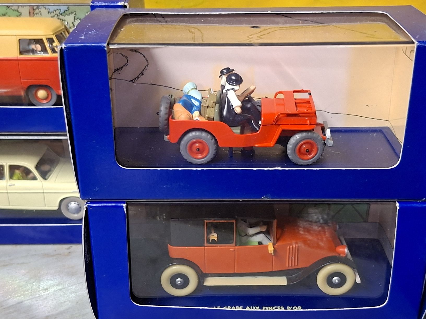 Modellini d'auto: 6 voitures collection Tintin  – Nuovo e nell'imballaggio originale da Monthey venduto da Jmbois 2