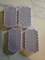 4 moules à glaçons hexagonaux en silicone lot 