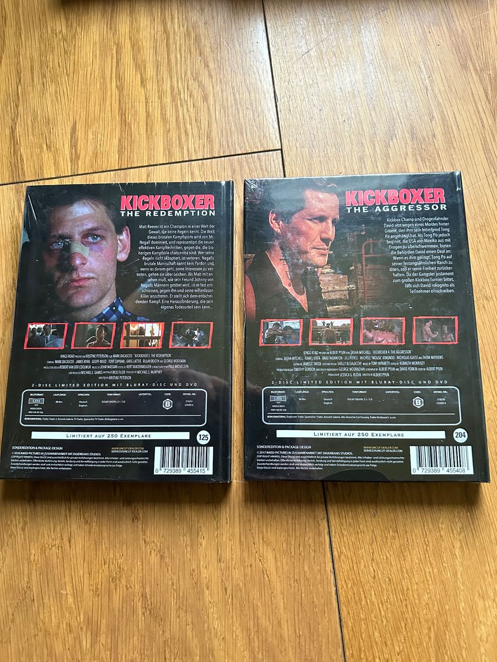 Tutti i DVDs: Kickboxer 4-5 Mediabook neu OVP – Nuovo e nell'imballaggio originale da Benken ZH venduto da Audi-erich 1