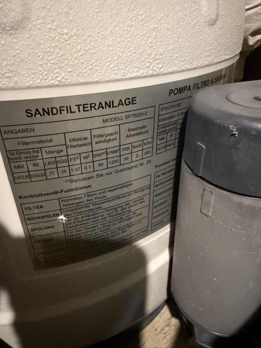 Intex Schwimmbad-Zubehör: Sandfilteranlage Pumpe – Gebraucht aus Derendingen von SelineZi 2