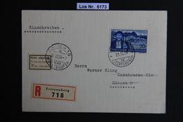 FL Karte sauber gestempelt 1938                     Los 6173