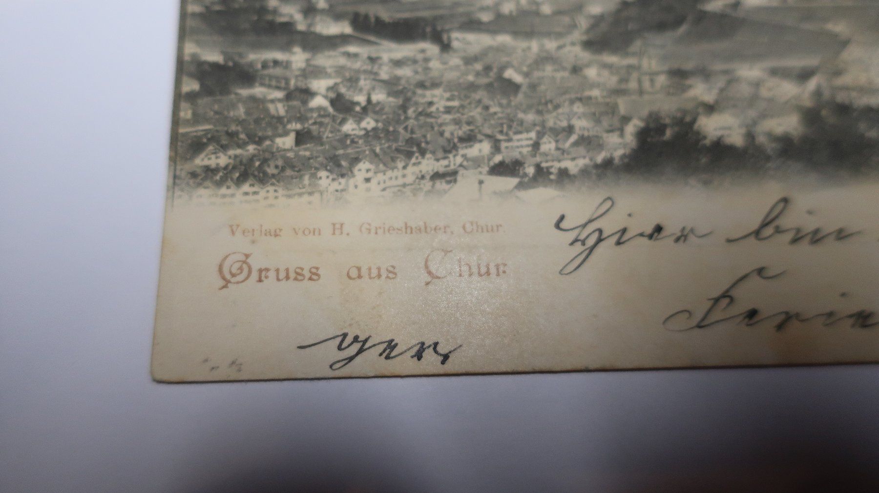 Cartoline postali: Gruss aus Chur  1903 – Usato da Cormoret venduto da Pascalll2001 3