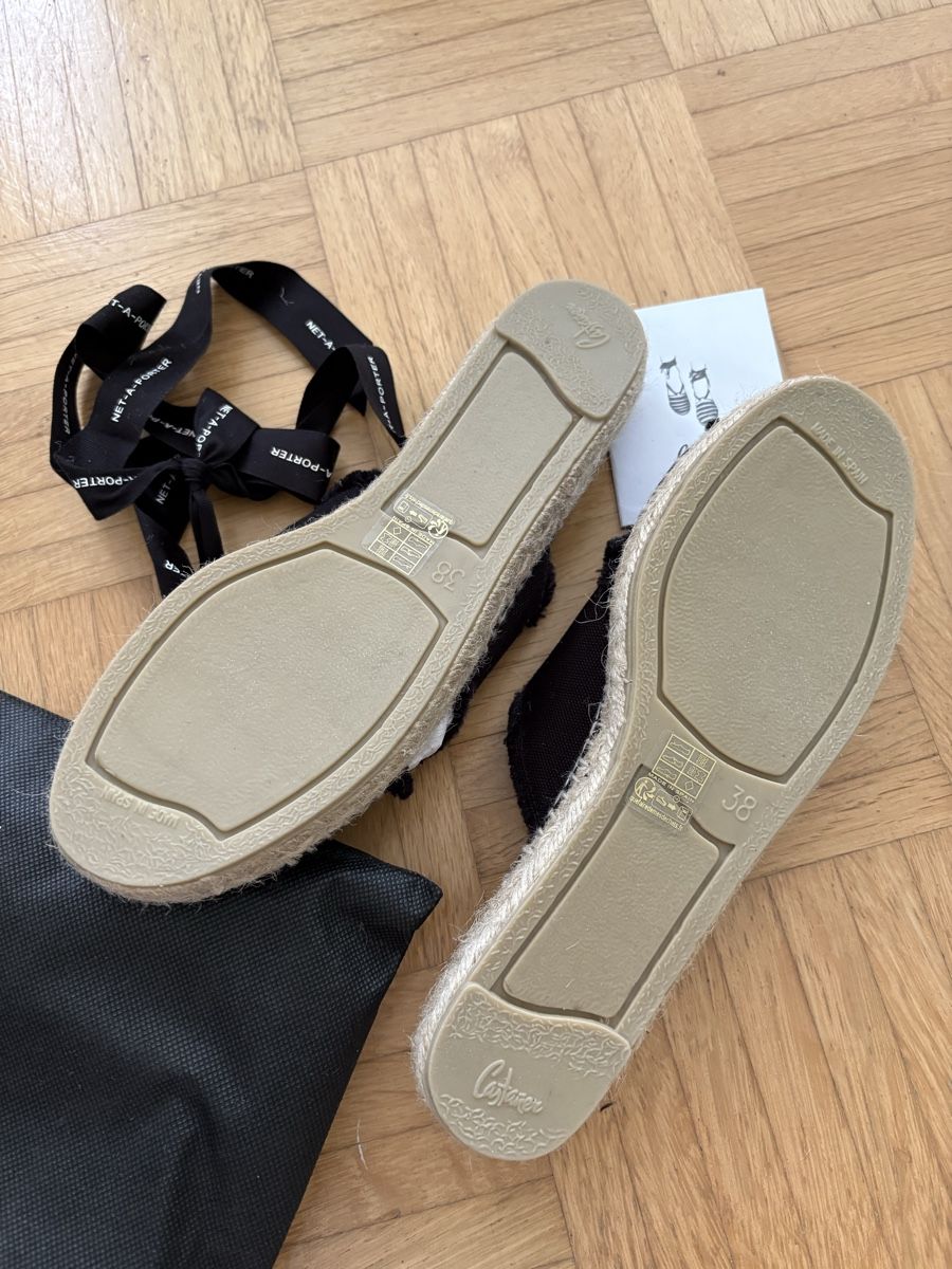 Damenschuhe: Castaner Slipper 38 neu schwarz – Neu und originalverpackt aus Zug von Zug-Queen 1