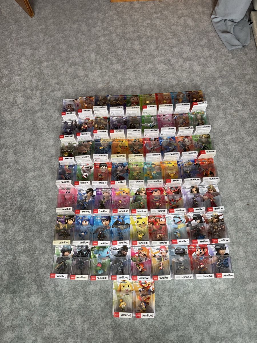 Nintendo Statuette: 65 super smash bros amiibos – Nuovo e nell'imballaggio originale da Wetzikon ZH venduto da the-collector91