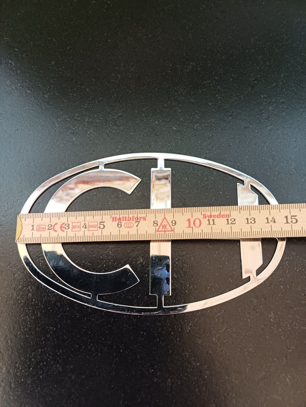 Insegne: Antikes CH-Schild aus Chromstahl – Usato da Rüegsbach venduto da Urs9990 2