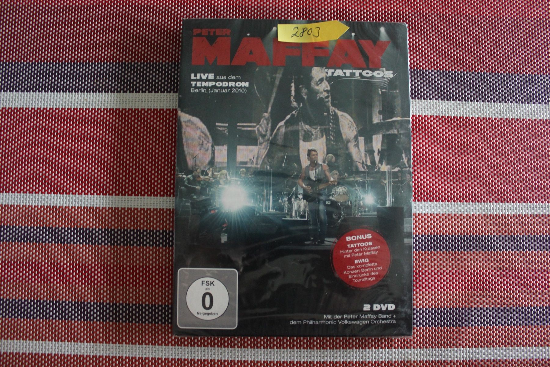 Tutti i DVDs: PETER MAFFAY "TATTOOS LIVE" 2 DVD NEU – Nuovo e nell'imballaggio originale da Geroldswil venduto da Schlumpfine1973