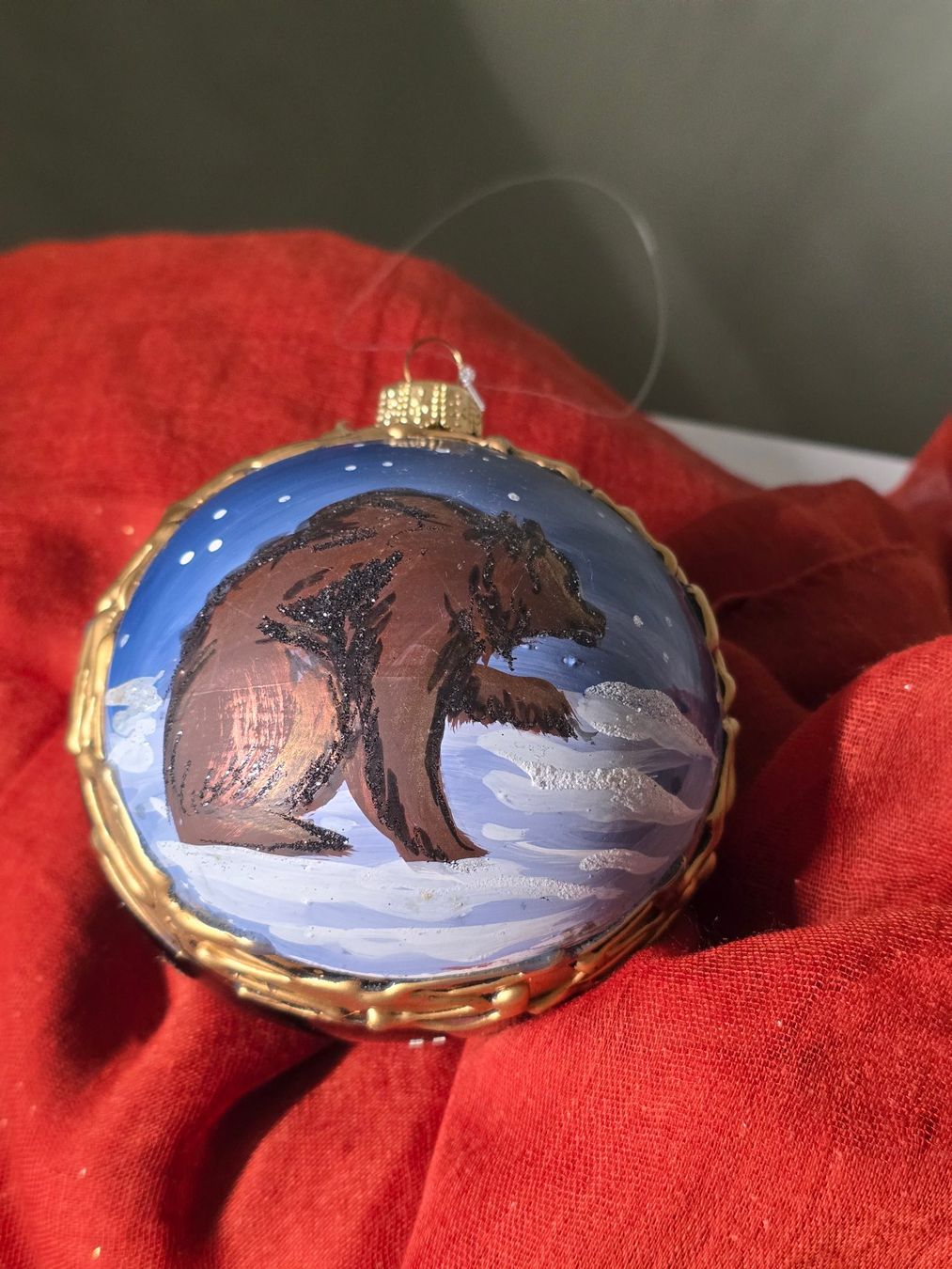 Tutte le decorazioni: Schweizer Handgemachte Weihnachtskugel mit Polarbär – Usato da Zürich venduto da dum_x5xn 4