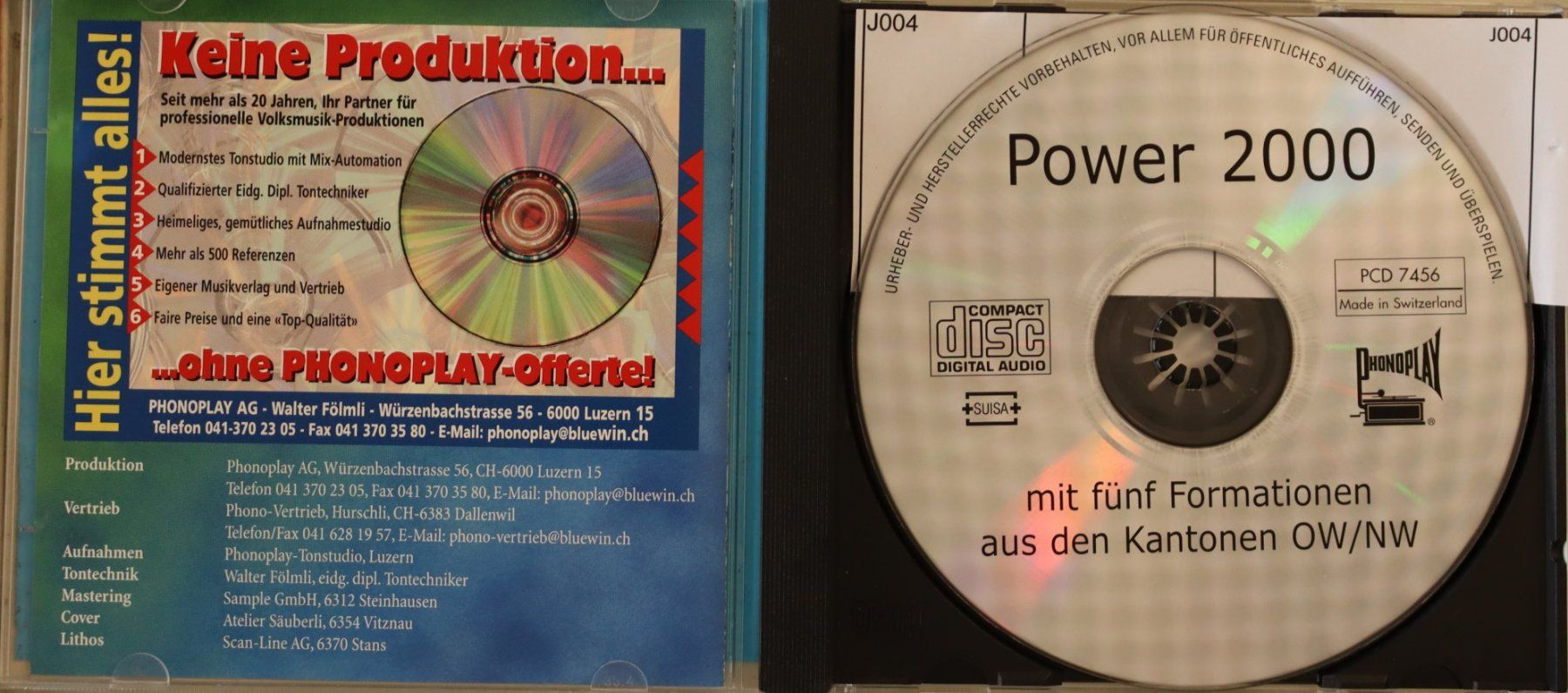 CDs: Power 2000 - …Im Schwiizer Saund – D'occasion à Luzern par CONTENTI 1