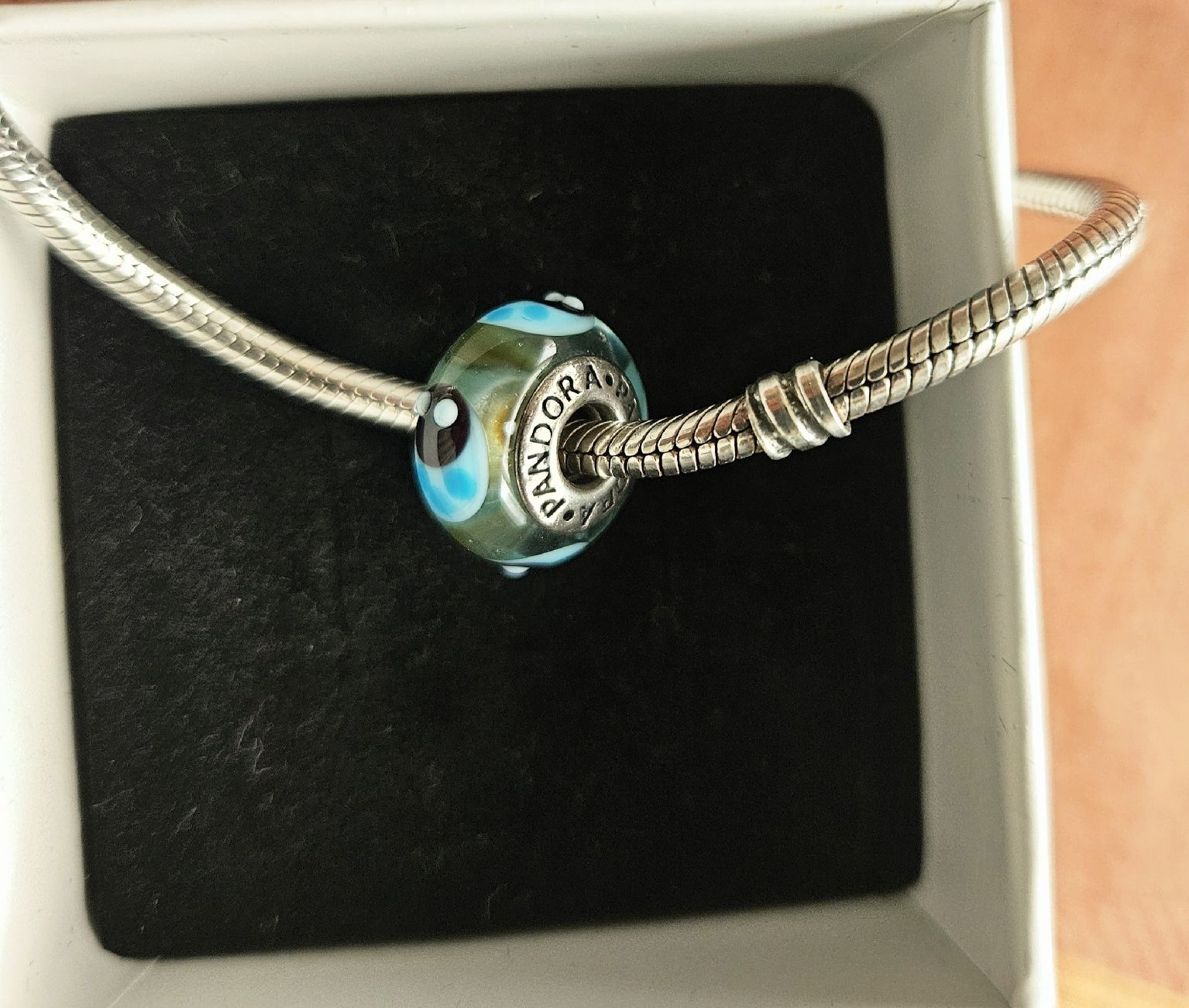 Pandora Armbänder & -reifen: Pandora Charm aus Murano glas – Gebraucht aus Schoenenwerd von Kalachuhi77