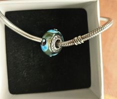 Pandora Charm aus Murano glas