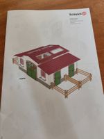Schleich 42344 Reiterhof mit Reiterin und 2 Pferden