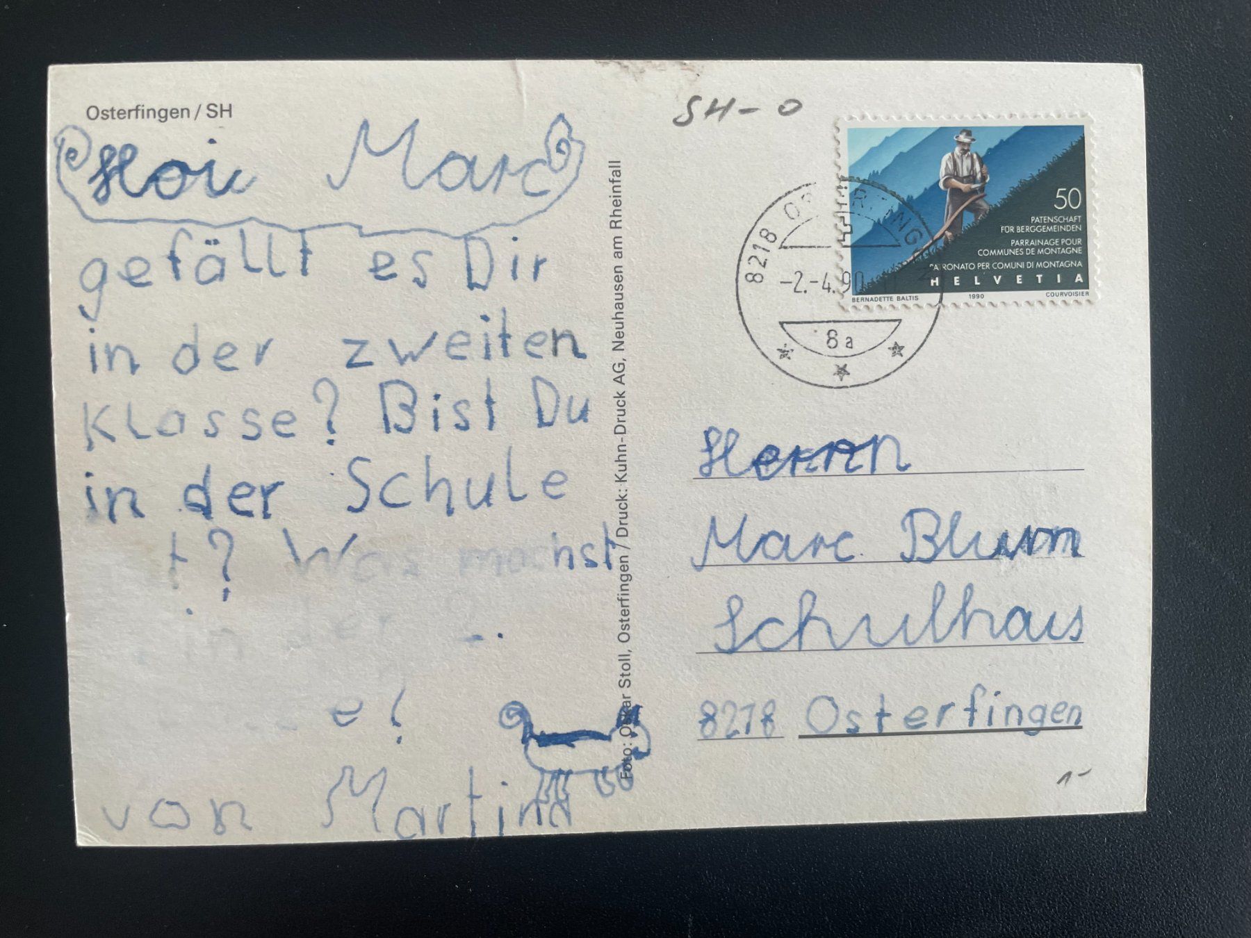 Cartes postales: AK SH Osterfingen – D'occasion à Thal par Danny82 1