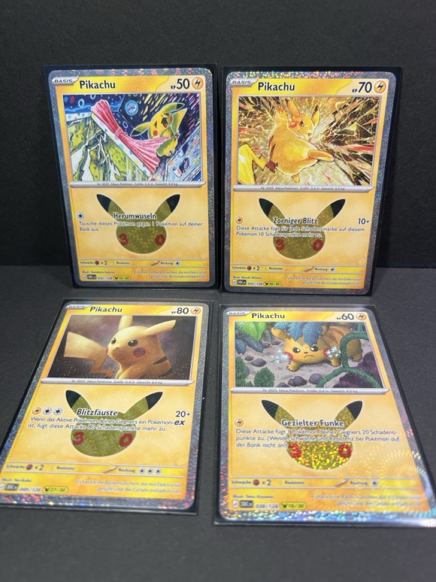 Pokémon Carte collezionabili: Pikachu Pokemon 30th Lot 15 – Nuovo (secondo la descrizione) da Goldach venduto da Milosg3