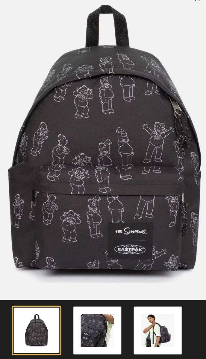 Eastpak Zaini: Eastpak The Simpsons sac à dos – Nuovo (secondo la descrizione) da Penthalaz venduto da Ya88 1