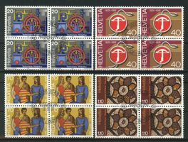 1981, Sonderpostmarken, Viererblöcke, ET