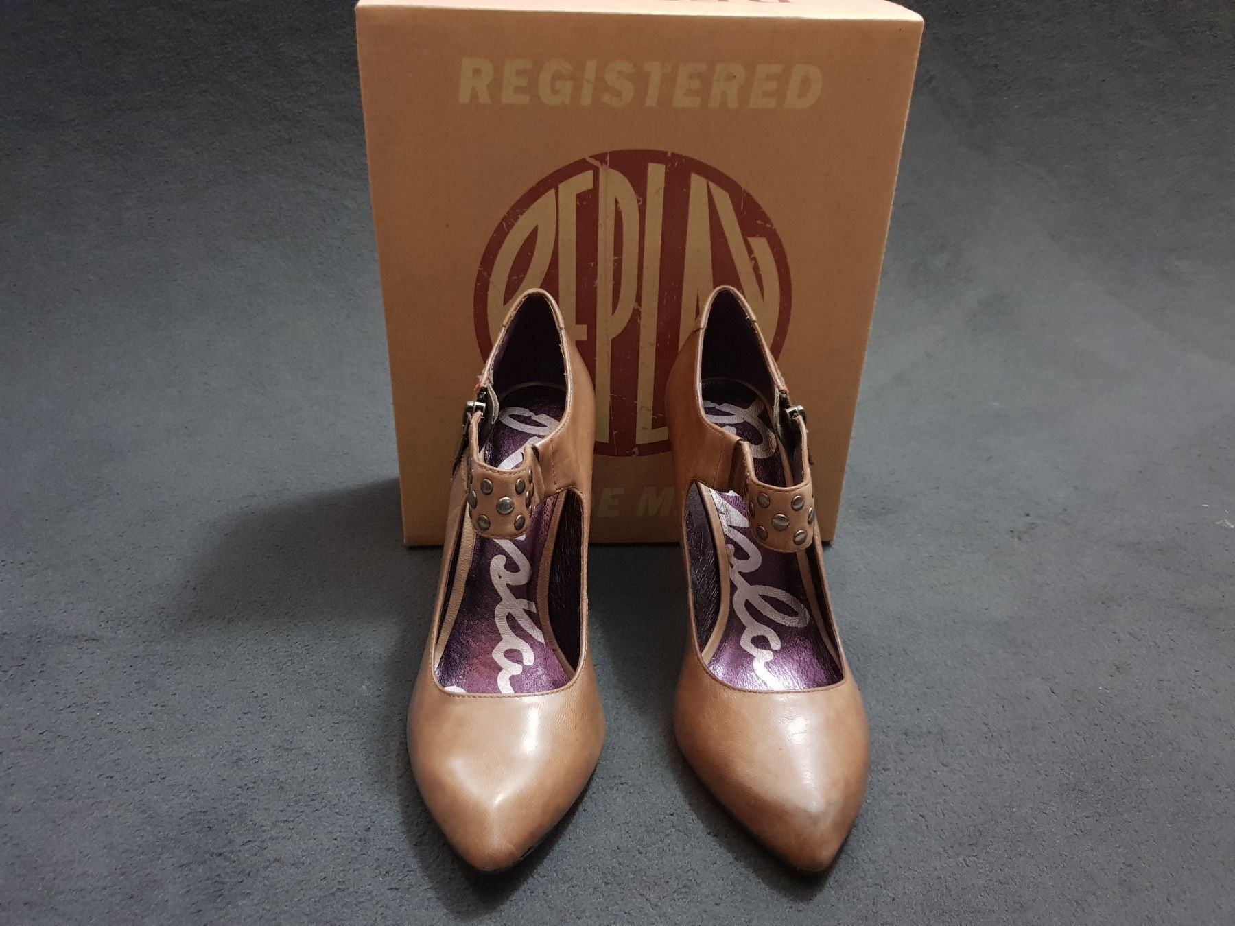 Scarpe da donna: REPLAY HIGH HEELS/PUMPS BRAUN LEDER      Gr. 39 – Nuovo e nell'imballaggio originale da Zürich venduto da LIQUIDATOR.CP 1