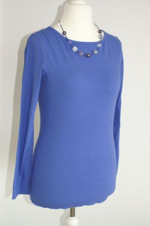 schlichtes Shirt, langarm, von OPINION, Gr. M, helles lila