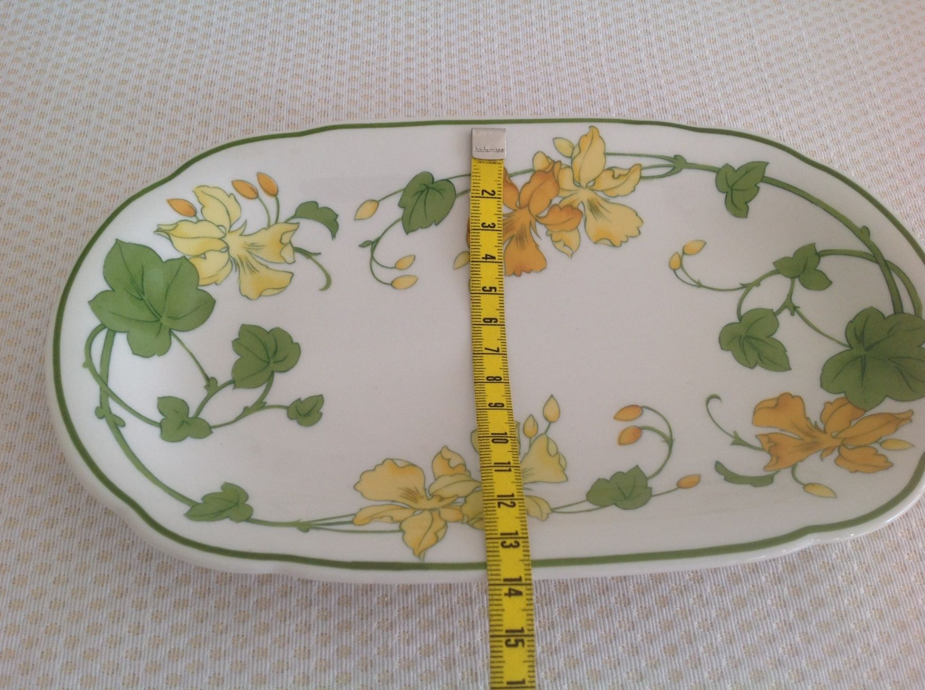 Villeroy & Boch Piatti di portata: Villeroy & Boch - Geranium - plat 23x14 cm – Usato da Sion venduto da accroshoes 5