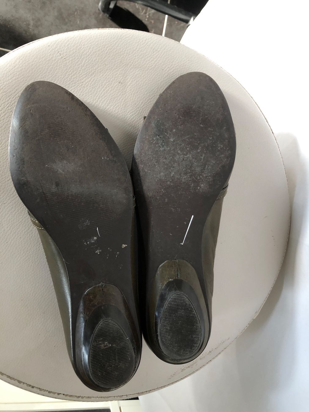 Damenschuhe: Ballerines vert olive 5th Avenue taille 37 tout cuir – Neu (gemäss Beschreibung) aus Coppet von Vanessamode 6