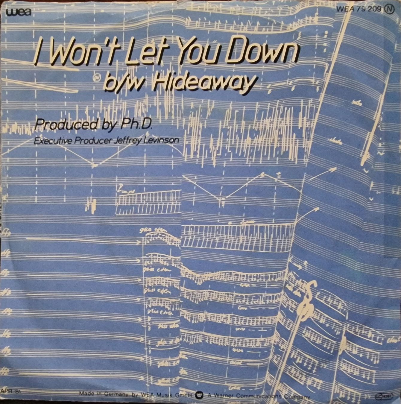 Dischi in vinile: Ph.D. Single – I Won't Let You Down – Usato da Root venduto da atelier22 1