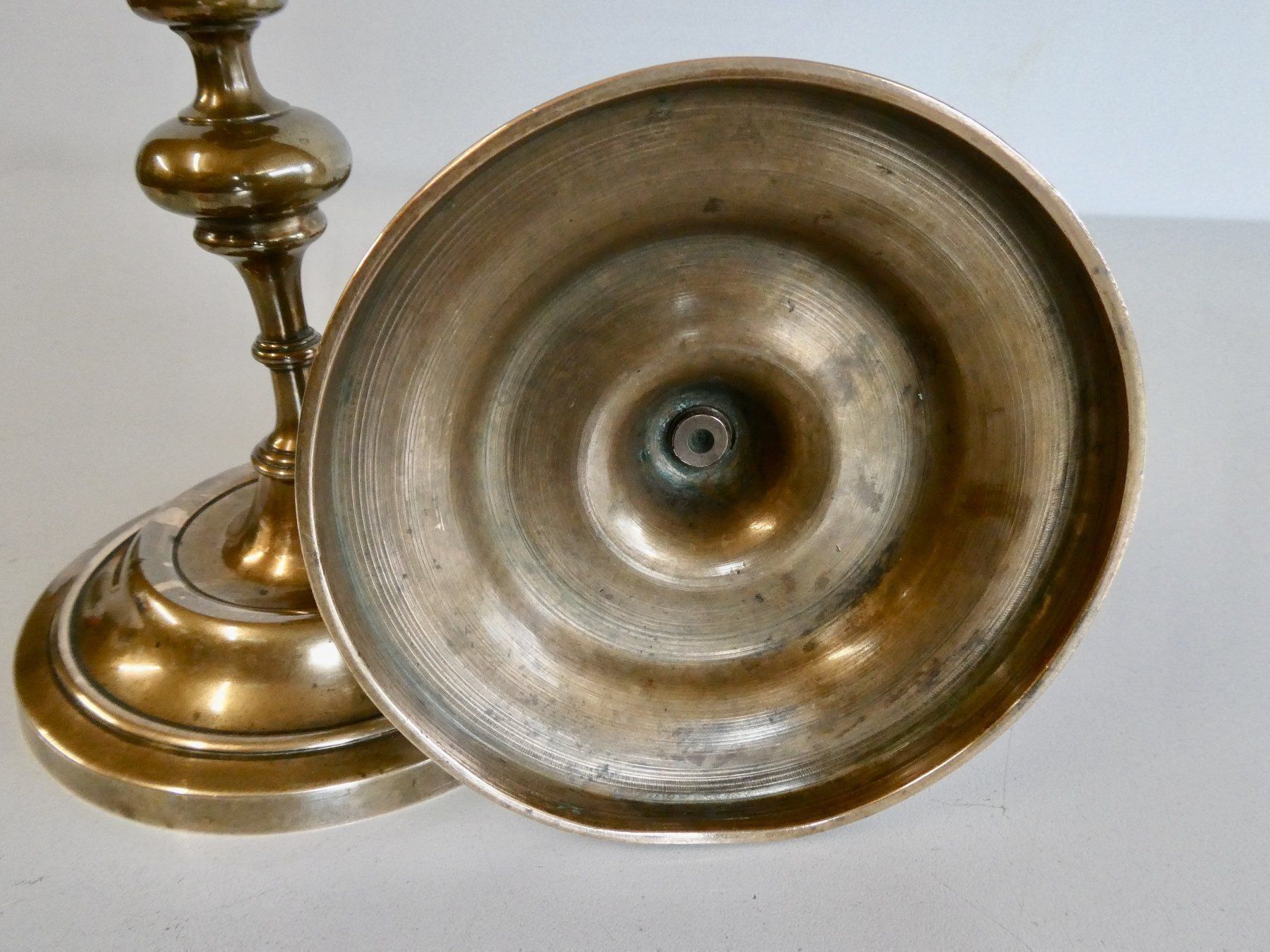 Portacandele: 2 Originale Biedermeier Kerzenständer – Usato da Lüchingen venduto da Eeizo 7