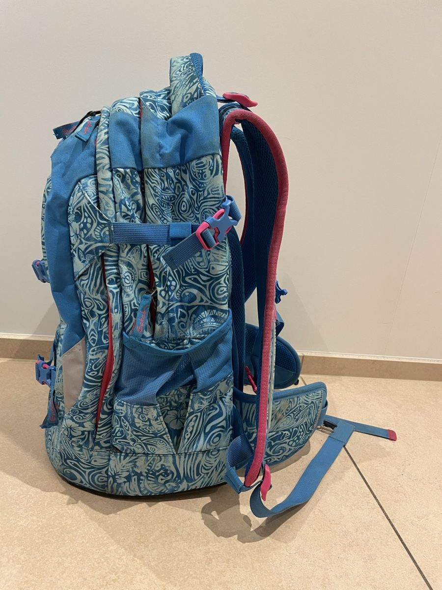 Satch Borse & Zaini: Satch Schulrucksack Aloha Blue – Usato da Affoltern am Albis venduto da Marc_au9 2