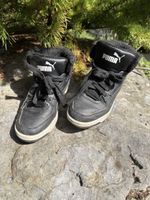 Puma Winter Sneaker gefüttert schwarz gebraucht 36