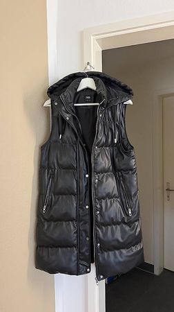Leder-Gilet von Zara