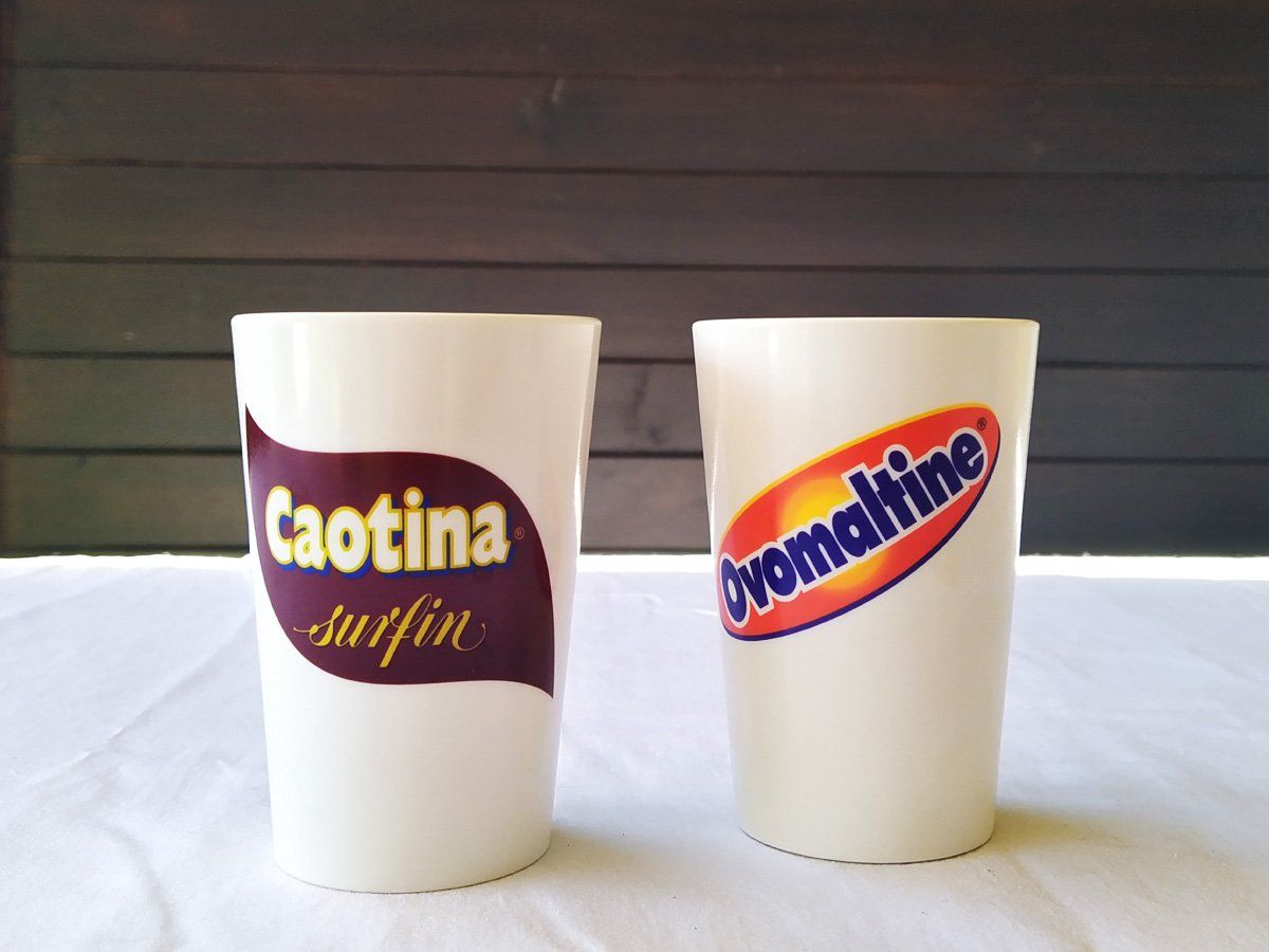 Behälter & Ähnliches: 2 gobelets Caotina + Ovomaltine – Gebraucht aus Morgins von Laurentcorinne 1