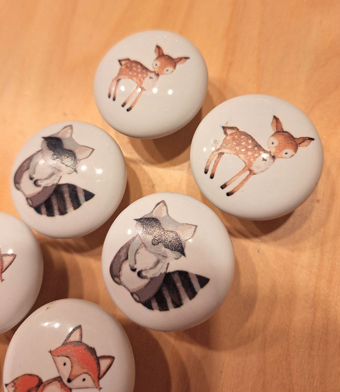 Tutte le decorazioni: Woodland animals furniture knobs x 8 – Nuovo (secondo la descrizione) da Volketswil venduto da LisaSch1 1