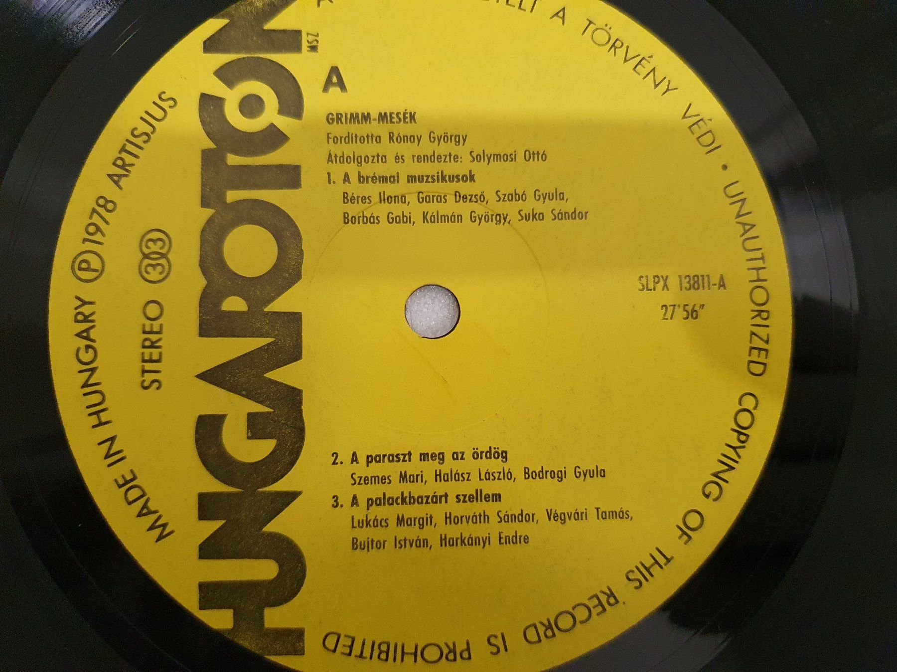 Dischi in vinile: Grimm-Mesék – Usato da Uster venduto da Vinyl-Leidenschaft 4