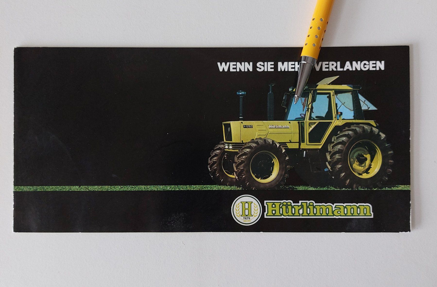 Aebi Documenti: Prospekt Traktor Hürlimann H360 - H6160 – Usato da Schenkon venduto da Elbarto007 1