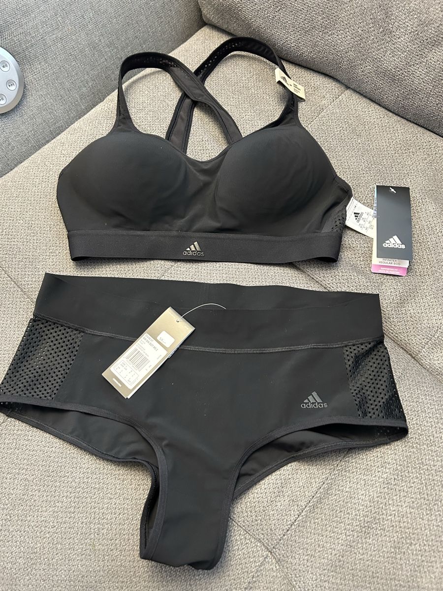 Adidas Costumi da bagno & Bikini: Bikini Adidas US Grösse 40Cup D Höschen L – Nuovo e nell'imballaggio originale da Corgémont venduto da Tania05