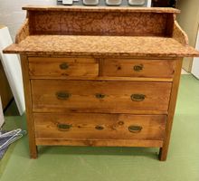 Schwere Natursteinplatte / vermutlich Marmor – 113 × 56 cm